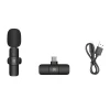 Lavalier microphones 2pcs black wireless USB-C for phone