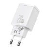 USB charger USB-A USB-C 20W Compact Quick PD QC3.0 white