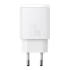 USB charger USB-A USB-C 20W Compact Quick PD QC3.0 white