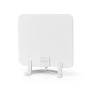 Indoor antenna with amplifier FM VHF UHF white LTE filter