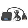 HDMI -> VGA adapter converter audio 1920*1080 black