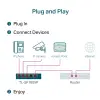 Ethernet 5 ports switch, jagaja 10/100 TP-LINK 4-Port PoE