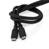 USB-C to USB-C 3 gen2 silicone cable 1m 240W 20GBPS black