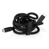 USB-C to USB-C 3 gen2 silicone cable 1m 240W 20GBPS black