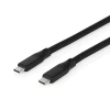 USB-C to USB-C 3 gen2 silicone cable 1m 240W 20GBPS black