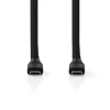USB-C to USB-C 3 gen2 silicone cable 1m 240W 20GBPS black