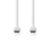 USB-C to USB-C 2.0 silicone cable 1.5m 60W 480MBPS white