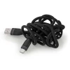 USB-A to USB-C 2.0 silicone cable 1.5m 15W 480MBPS black