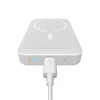 Akupank 10000mAh 20W USB-C Baseus Magnetic MagSafe valge