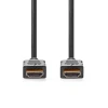 HDMI 2.0 Cable 20m Gold-Plated Connectors, AWG26, Black