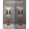 Wireless LED Table Lamp with Battery 2.8W RGBW 3000K up to 150lm Black USB-C IP44