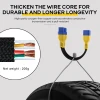 Car OBD2 Extension Cable 30cm 12V Black