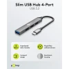 USB 3.2 USB-C 4 port USB-A 3.2 2.0 hub, hall