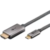 USB-C Plug to HDMI Plug Cable 2m Grey Snake 4K@60Hz
