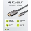 USB-C Plug to HDMI Plug Cable 2m Grey Snake 4K@60Hz