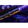 UV flashlight 365nm 18650 1400mAh IP44 black