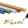 Glue sticks colored glittery 10pcs 4-5 colors 7x100mm
