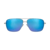 Blue polarized sunglasses K&M with pouch and case UV400