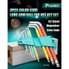 Hex keys with ball end L 1.5/2/2.5/3/4/5/6/8/10mm Pro'sKi