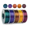 Набор из 5 шт. PLA Magic Silk 1.75мм (5 x 0.25кг)