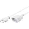 Goobay 51356 Euro extension cable, 2 m, white