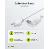 Goobay 51356 Euro extension cable, 2 m, white