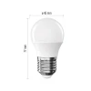 LED E27 pall G45 230VAC 2.5W 350lm nat valge 4000K Classic