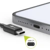 USB laadija Raspberryle 5V 3A USB-C pistikuga kaabel 1.5m must