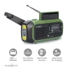Emergency Radio, Portable Design, DAB+ / FM, Battery Powered / Hand Crank / Solar Powered / USB Powered, Alarm clock
