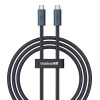 Baseus Flash Series 2 USB4 Full Featured Data Cable Type-C to Type-C 240W 1m Cluster Black
