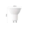 LED lamp GU10 230VAC 3W 345lm soe valge 3000K Classic