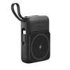 Внешний аккумулятор 10000mAh 22.5W QI магнит USB-C USB-A черный