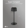 Wireless LED Table Lamp, Size S, 25 cm, black