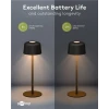 Wireless LED Table Lamp, Size S, 25 cm, black