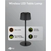 Wireless LED Table Lamp, Size S, 25 cm, black