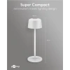 Wireless LED Table Lamp, Size S, 25 cm, white