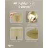 Wireless LED Table Lamp, Size S, 25 cm, beige