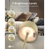Wireless LED Table Lamp, Size S, 25 cm, beige