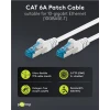 Patch kaabel 5m CAT6A S/FTP 500MHz LSZH varjestatud valge