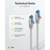 CAT 6a patch cable S/FTP (PiMF), LSZH, CU