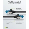 CAT 6A Patch Cable, S/FTP (PiMF), black