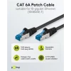 CAT 6A Patch Cable, S/FTP (PiMF), black