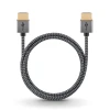 Тонкий текстильный кабель HDMI - Goobay Plus, 4K 60 Гц, 1,0 м
