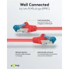 Патч-корд CAT 6A, S/FTP (PiMF), красный