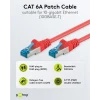 Патч-корд CAT 6A, S/FTP (PiMF), красный