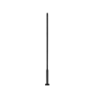 Foldable lighting column 3m black PRIME
