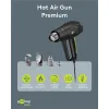 Hot air gun 1500W 100-650deg adjustable LCD