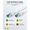 Patch cable 1m, CAT6A S/FTP 500MHz LSZH shielded, white