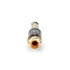 6.35mm mono plug-RCA socket gold plated premium 24K