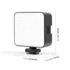 Video fill light 3000K / 6000K 240lm CRI85 2xAA USB-C